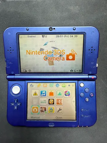 Blue Nintendo NEW 3DS XL - Working, Good Condition