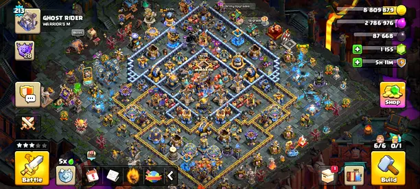 COC Town Hall 18 GR for sale