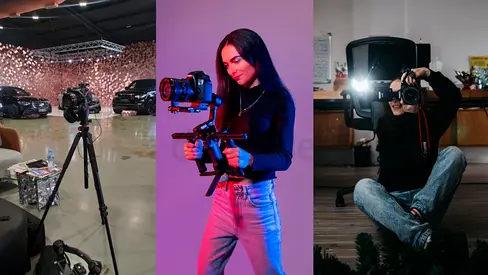 Hire a Pro Media Team by the Hour | All Shoot Types