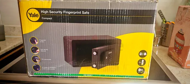 Yale High-Security Compact Fingerprint Safe - New in Box