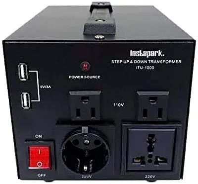 Instapark ITU-1000Watt Step Up/Down Voltage Transformer with USB