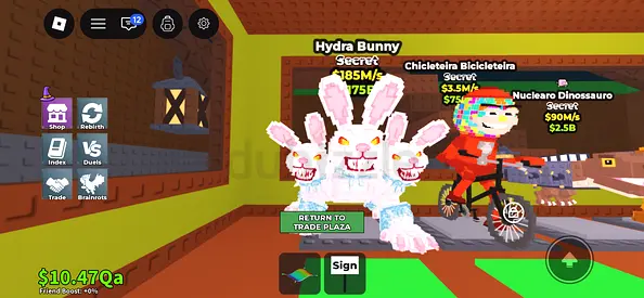 Steal a brainrot (hydra bunny)