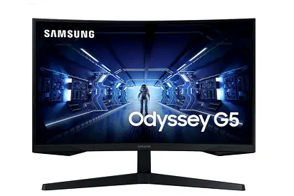 Samsung 27 inch Odyssey G5 Series Gaming Monitor - 165Hz/ 1 Year Warranty
