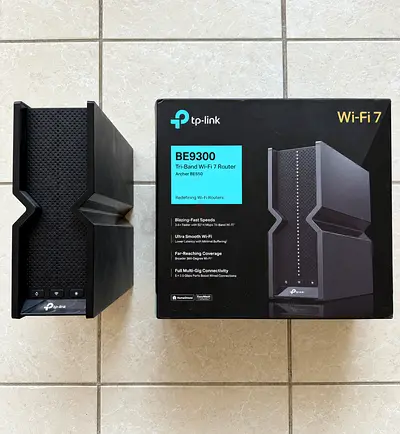 TP-Link Archer BE550 BE9300 Tri-Band Wi-Fi 7 Router with Box