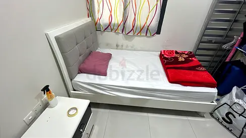 Single bed frame with mattress and headboard - good condition