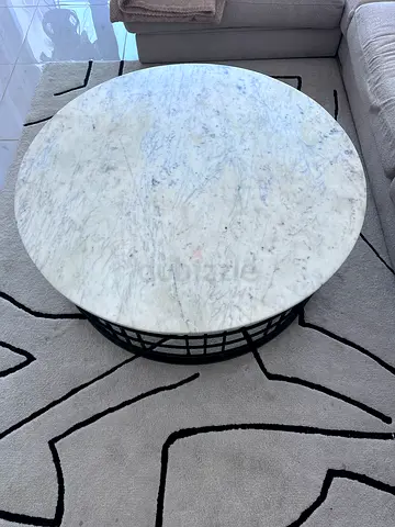 Marble coffee table