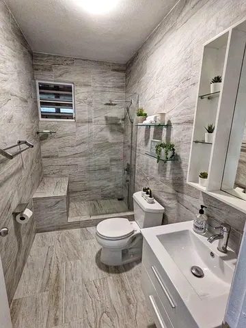 Bathroom fit-out, floor and wall tiling work in Dubai