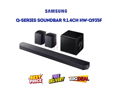 Samsung Wireless Soundbar with Subwoofer and Rear Speakers - Excellent Condition, Full Accessories