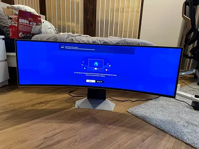 Samsung 49" Odyssey OLED G9 Curved Gaming Monitor, Silver, 240Hz
