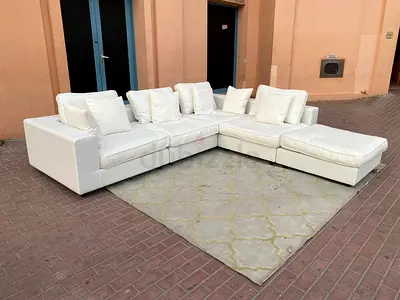 5_ piece's Modular Marina Home Sofa with footstool