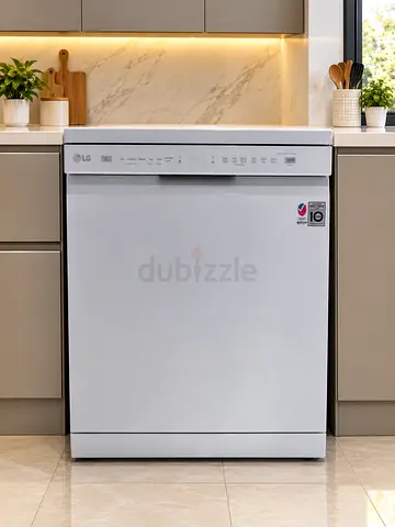 LG Dishwasher white with Quadwash tech