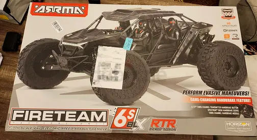 FOR SELL A BRAND NEW ARRMA® 1/7 FIRETEAM™ (White Camo) 6S BLX 4WD Speed Assault Vehicle RTR.