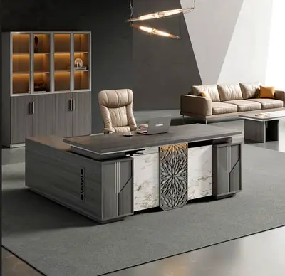 Modern executive office desk L shape For manager Available