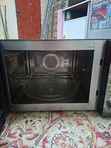 Used Built-in Microwave Oven (Interior Shown) - Good Working Condition
