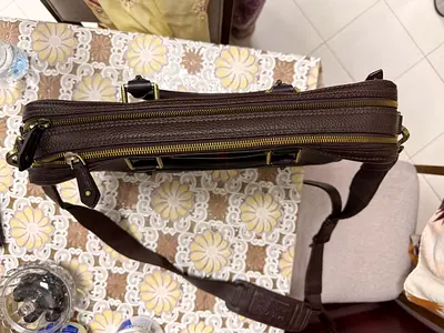Da Milano Italia men  laptop leather bag