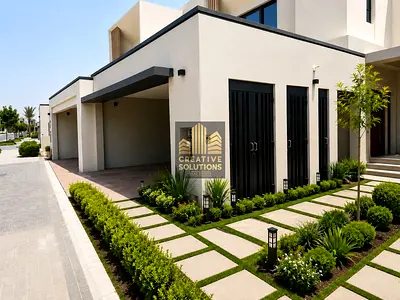 4BR Villa | Jebel Ali Village | Balcony & Community Pool