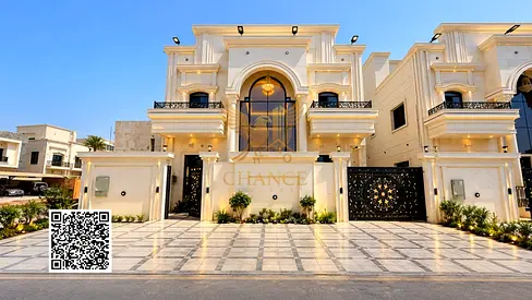 Luxury 6-Bedroom Villa with 2 Living Areas, Maid’s Room, Rooftop & Pergola – Al Helio 2, Ajman