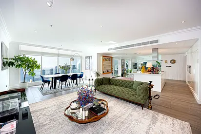 Rare Size | Upgraded | Above 40th Floor | Palm and Sea Views
