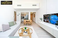 TURNKEY 1BR | FULLY FURNISHED & UPGRADED | POOL VIEW | PRIME JVC