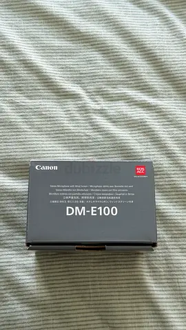 Canon DM-E100 Stereo Microphone  Camera accessory (new in box) — unused, original packaging
