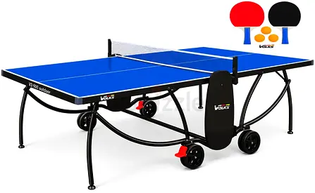 Volksgym TT Table Outdoor (4mm ACP) with 2 Racket + 3 Balls