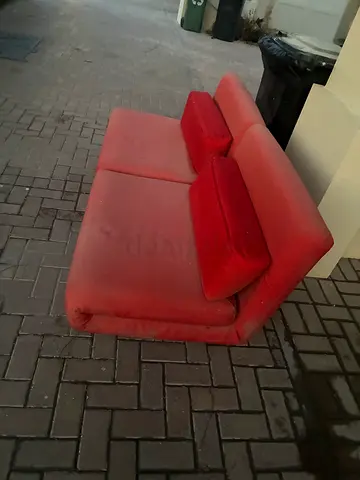 Red sofa