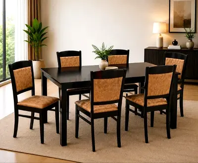 Brand New solid Dining Table 6 chairs available