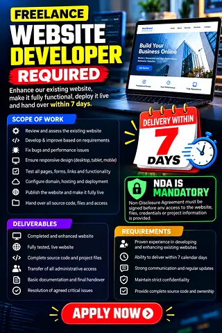 Existing Website Redesign