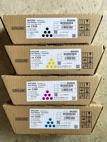 Ricoh toner cartridges for Ricoh IM C320