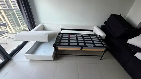 Ikea vimle L Shape Sofa bed with mattress