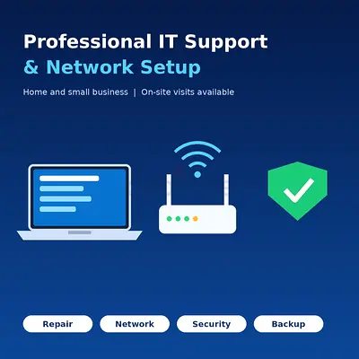 Professional IT Support & Network Setup Services