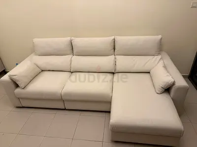 Ikea Eskilstuna L shape sofa bed with storage