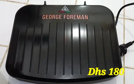 George Foreman Electric Grill - Good Working Condition, Dhs 180