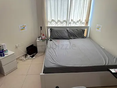 White King Size double bed set + 2 side table + mattress - good condition