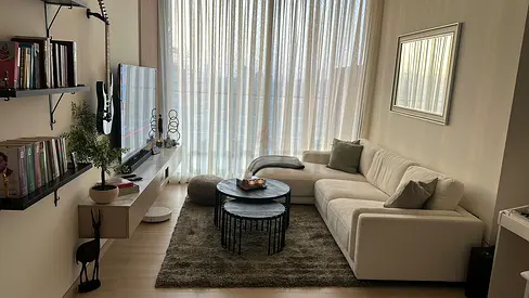 Green shaggy rug, ikea, 1.5 years usage, great modern stylish soft material.