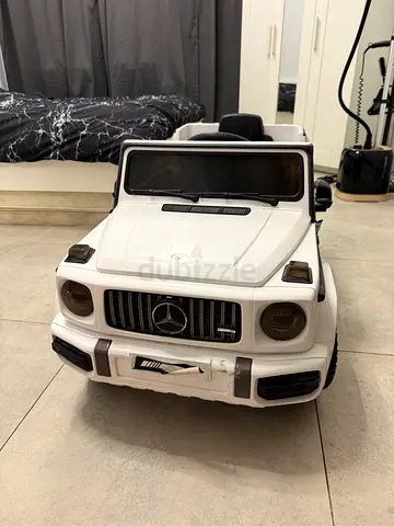 Licensed Mercedes-Benz AMG G63 Kids Electric Ride-On Car - White