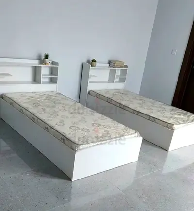 Brand new Single size wooden bed frame with Mattress Available