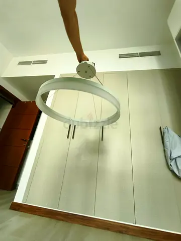 Modern Circular LED Pendant Light - 3 light settings