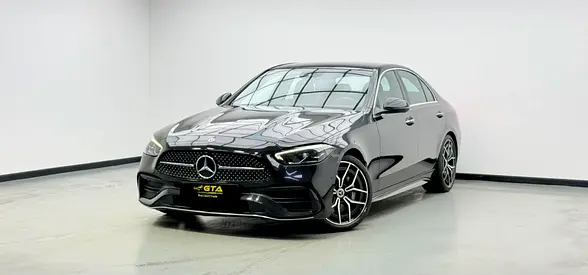 2022 Mercedes Benz C200 AMG, 2027 MB Warranty + Service Pack, Full MB Service History, GCC
