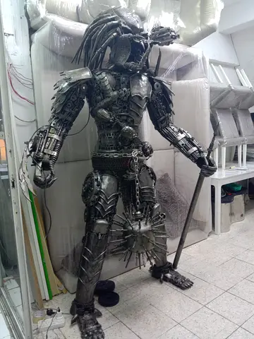Life size predator Statue Custom made is for sale