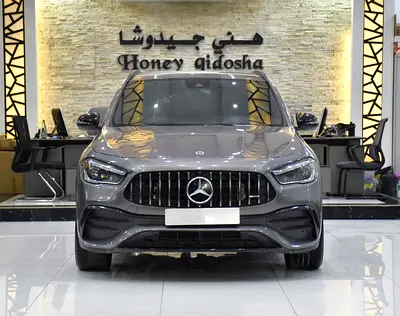 AED 1,785 EMi at 0% DP | Mercedes Benz GLA35 AMG ( 2022 Model ) in Grey Color American Specs