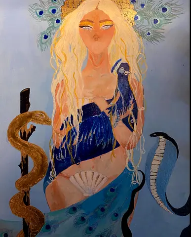 Original Acrylic Painting - success breathes jealousy
