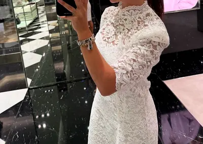 White dress
