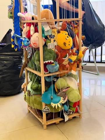 Wooden Plushie Storage