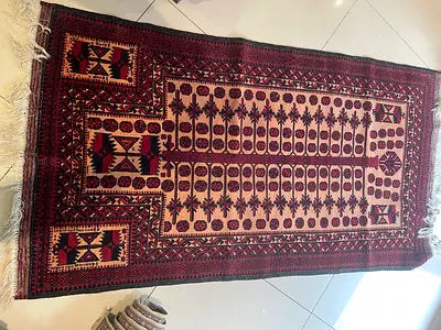 Traditional good conditions Afghan rug