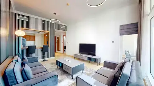 Furnished 1BR Apartment | Dorra Bay | Marina View