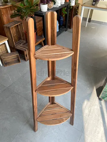 Wooden 3-Tier Ladder Plant Shelf