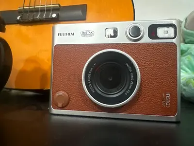 Fujifilm Instax Mini 90-style Instant Camera (brown) - Used