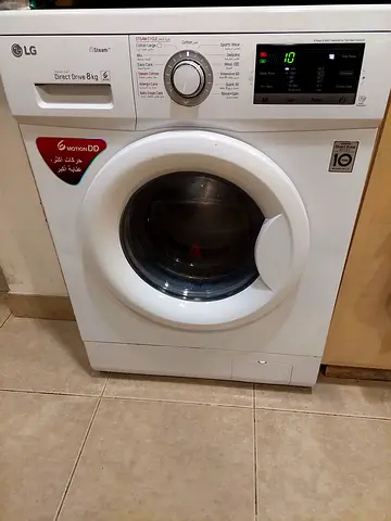 LG 8kg Front Load Washing Machine - Direct Drive, Good Working Condition