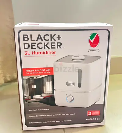 BRAND NEW Black+Decker 3L Ultrasonic Humidifier HM3000-B5